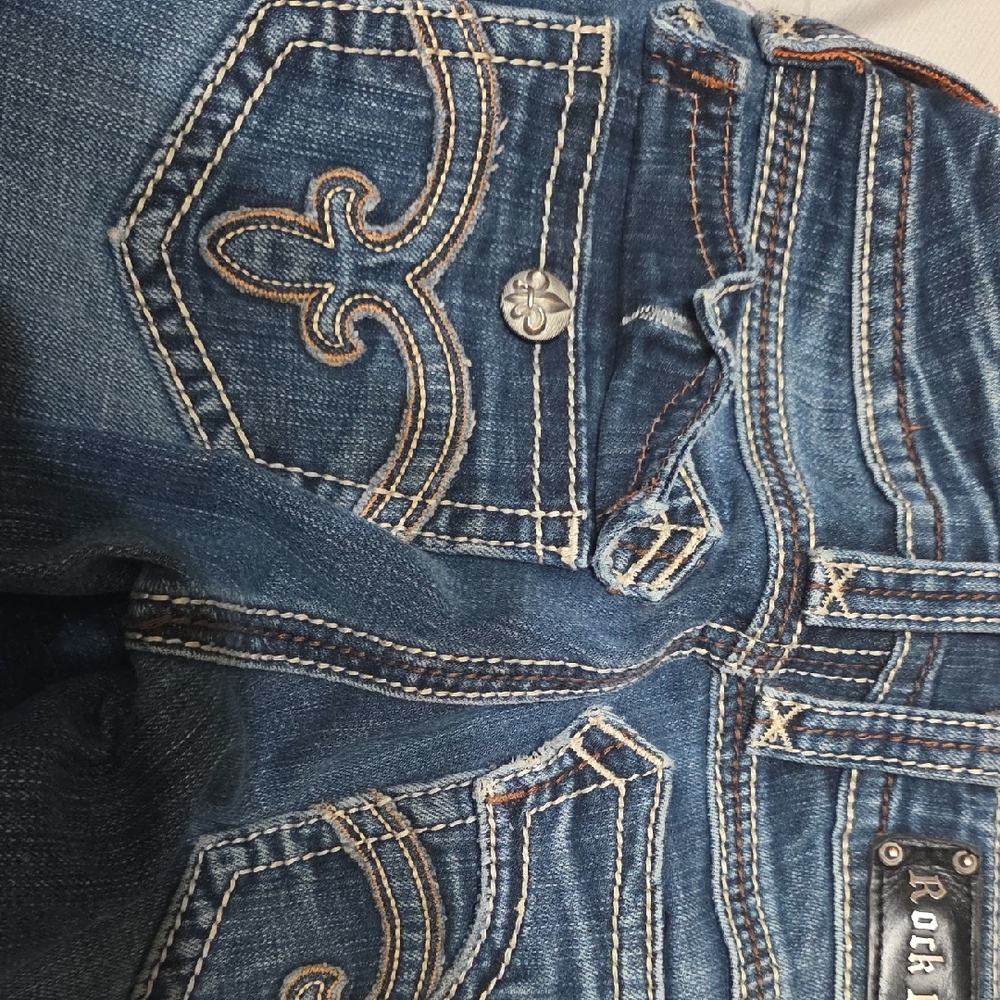 Rock Revival Women's Dark Blue Boot Cut Jeans